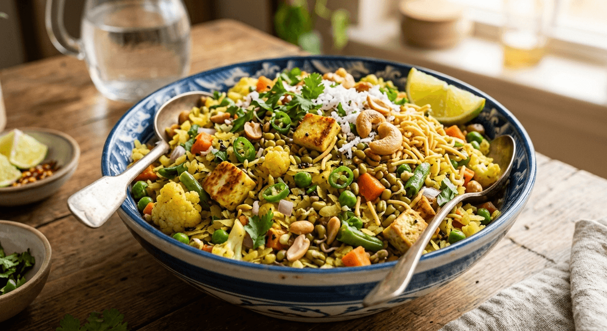 Mixed Vegetable Protein Poha