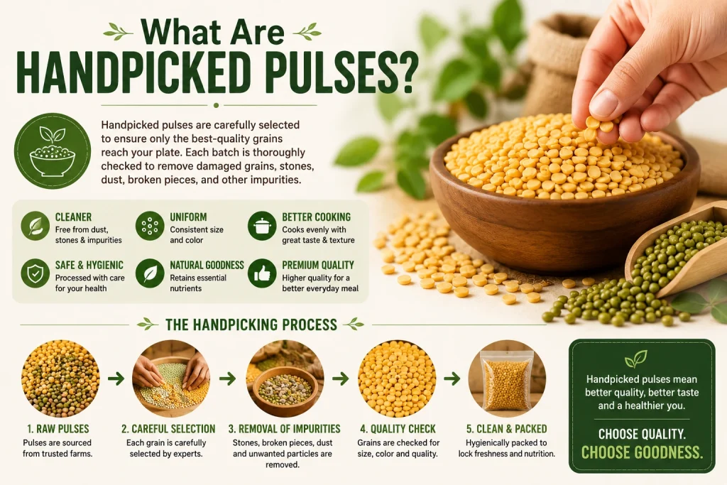 What are handpicked pulses