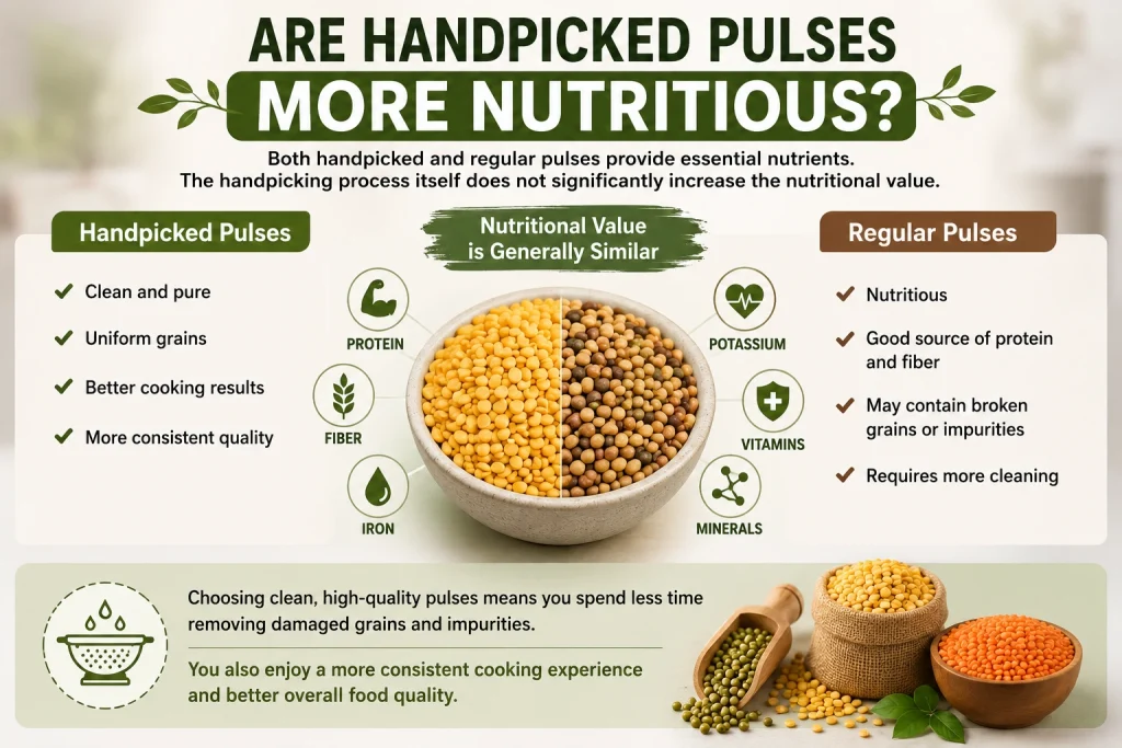 Are handpicked pulses more nutritious
