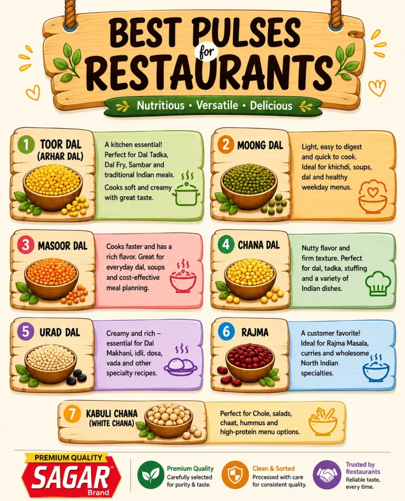 Best pulses for restaurents