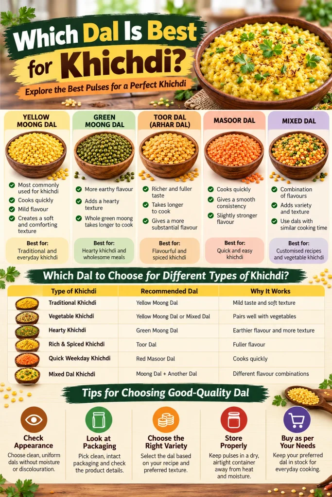 Which Dal Is Use in Khichdi?
